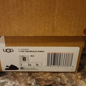 Infant Ugg T Fluff Sandals, Size 8 Toddler